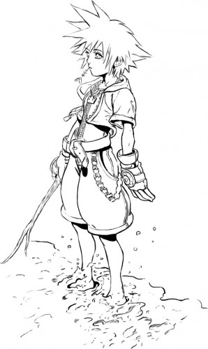 Kingdom_Hearts_Line_Art_by_Jake192