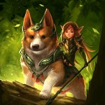 corgi_and_fairy_by_sandara-d5vh6by