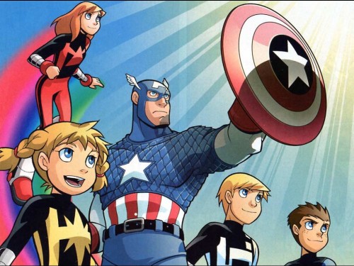 power-pack-and-captain-america